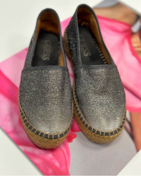 Espadrilky dámské Guess černé s melírem
